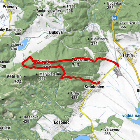 Smolenice - Havranica - Záruby