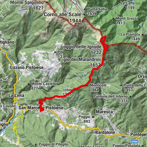 Propositura di San Marcello - Monticelli - Poggio delle Ignude - Monte Gennaio