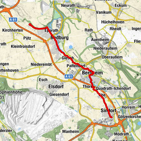 Bedburg (Gut Hohenholz) - Kerpen-Sindorf #LL2ROM_E002