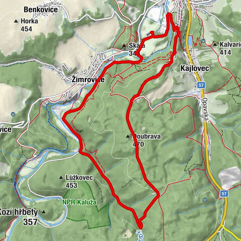 Žimrovice - Doubrava - Hradec nad Moravicí