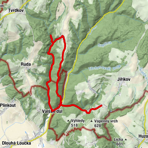 Křížov - sv. Augustin - sv. Kateřina - Rešov