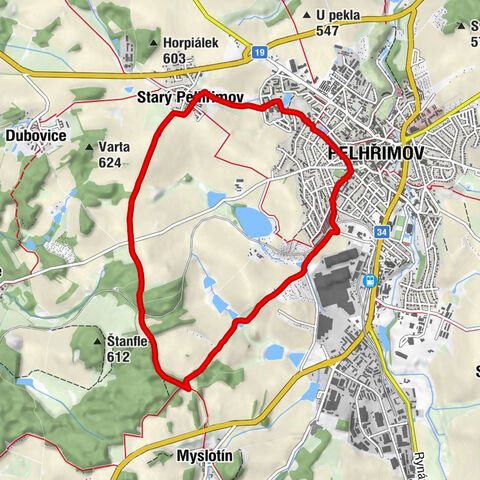 Pelhřimov - Starý Pelhřimov - svatý Kříž