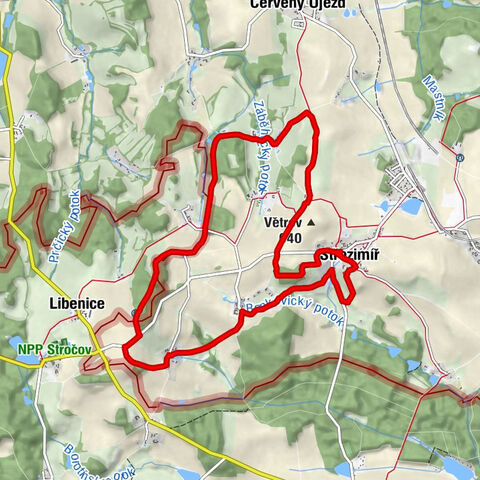 Střezimíř - svatý Havel - Bonkovice - Černotice