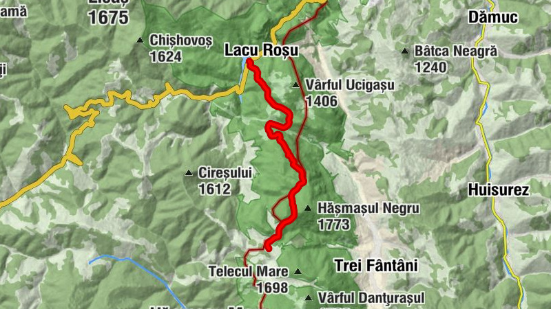 Damuc - Șaua Bârsanului - Menedékház