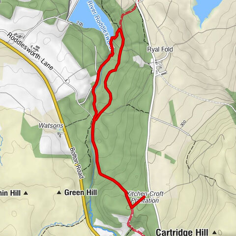 Tockholes - Roddlesworth Waterfall - Blackburn
