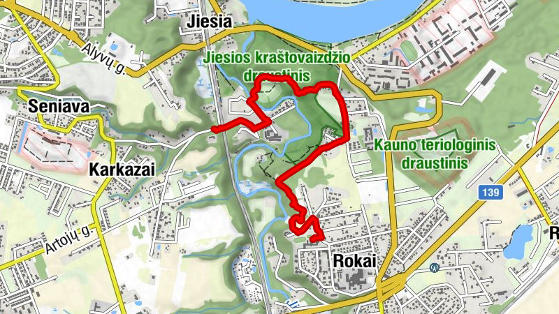 Panemunės seniūnija - Jiesios atodanga - Iškyšulys