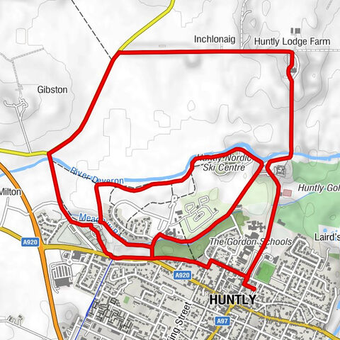 Huntly - Huntly Lodge Farm - Inchlonaig - St Margaret's Church
