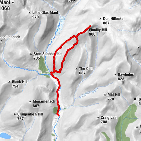 Angus - Spying Hillock - Finality Hill - Mid Strone