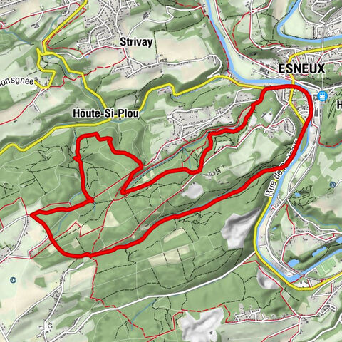 Esneux - Houte-Si-Plou - Champay - La Corniche