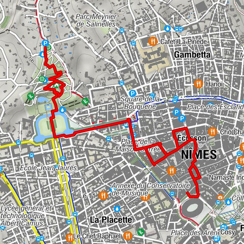 Nîmes - Écusson - Chapelle Sainte-Eugénie