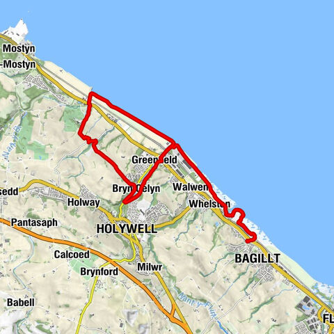 Bagillt - Dee Bank - Whelston - Holywell