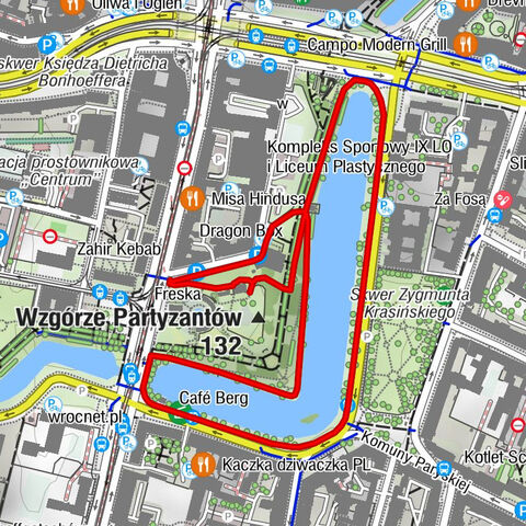 Wrocław - Wzgórze Partyzantów - Stare Miasto