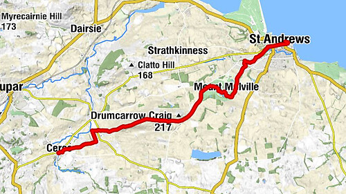 Ceres - Denhead - Mount Melville - St Andrews