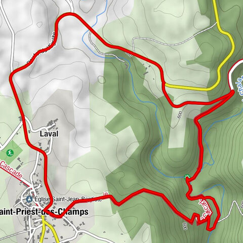 Saint-Priest-des-Champs - Gour de Saillant - Laval