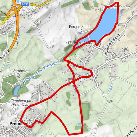 Prémilhat - Cascade - Peu de Sault - Sault