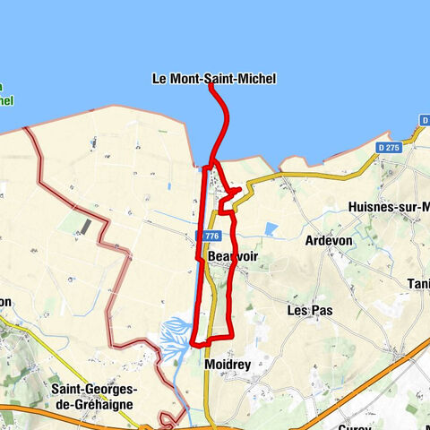 Beauvoir - Église Saint-Michel - Mont Saint-Michel - France métropolitaine