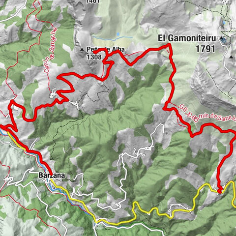 Ḷḷanuces - Iglesia de Santa María de Chanuces - Iglesia de San Julián de Bárzana - Bárzana