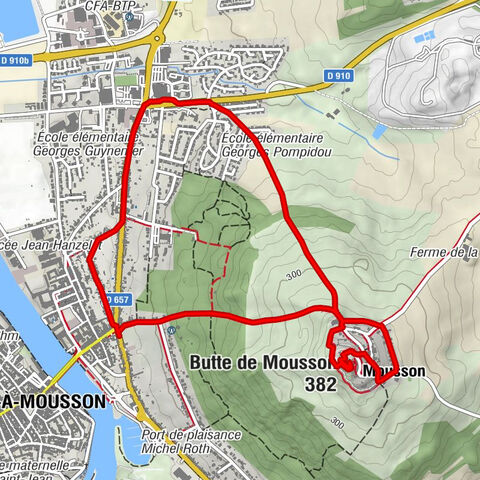 Pont-à-Mousson - Butte de Mousson - Chapelle de Lumière - Église de l'Assomption