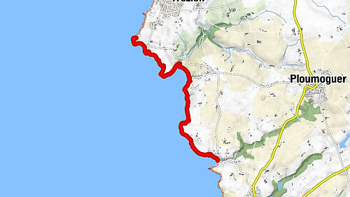 Kerlouchouarn - Illien - Kerichen - Pointe de Corsen