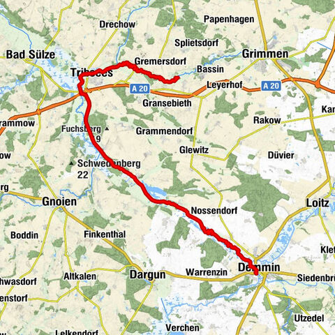 Tribsees - Nehringen - Demmin