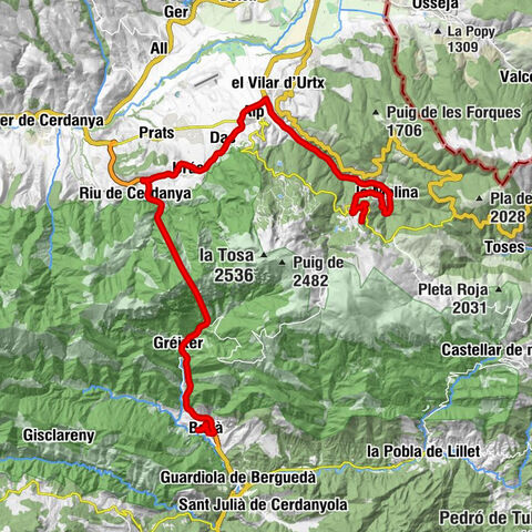 Coll Sisè - Turó de la Perdiu - Turó del Montsec - Camp de Sallent