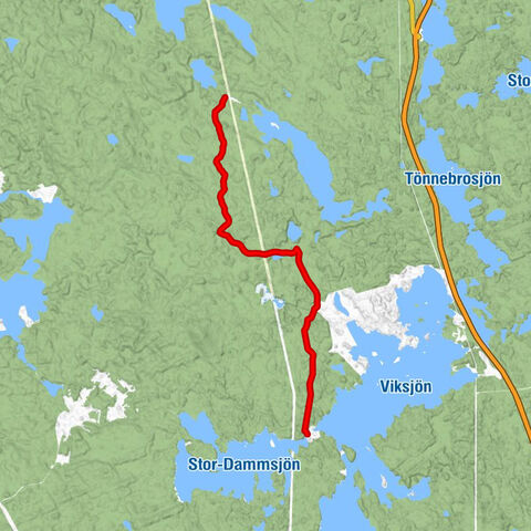 Viksjö - Romsen - Småströmmarna