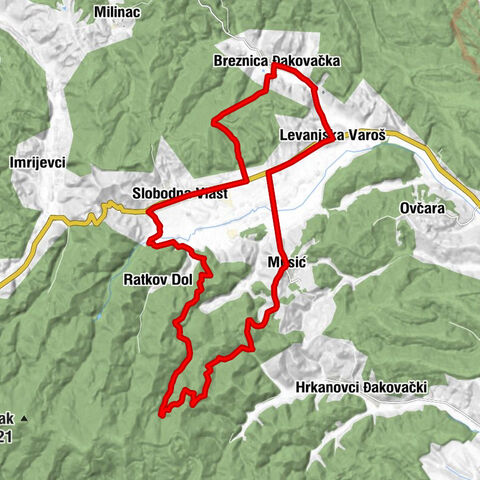 Levanjska Varoš - Musić - Slobodna Vlast - Breznica Đakovačka