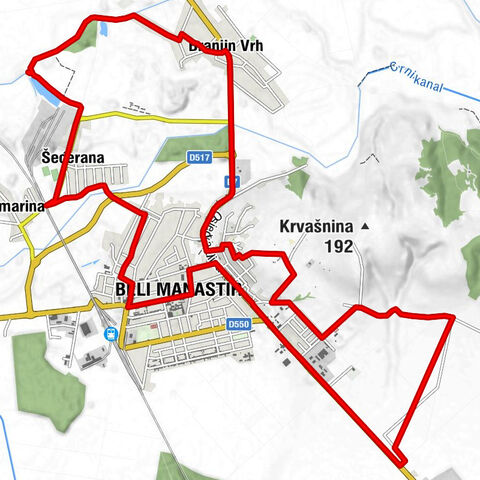Šećerana - Kršćanska adventistička crkva - Beli Manastir - Branjin Vrh