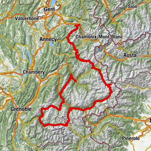 Cluses - Chapelle des Aravis - Chapelle de Roselend - Moûtiers