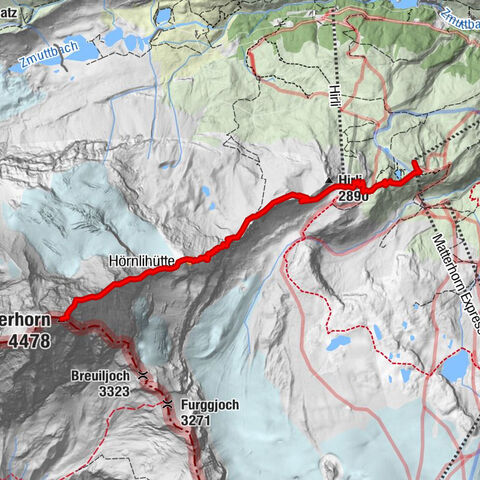 Schwarzsee - Schwarzsee paradise - Hörnlihütte - Matterhorn