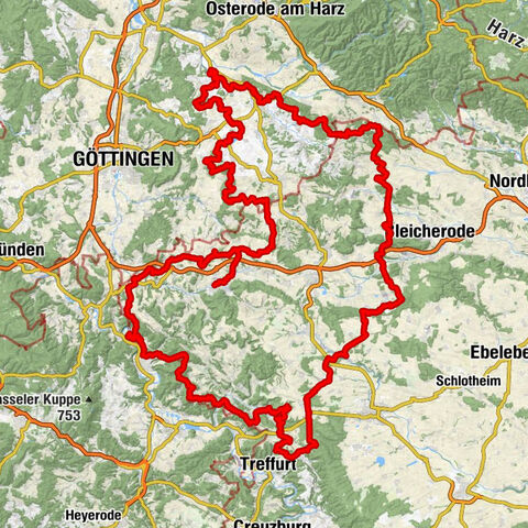 Heilbad Heiligenstadt - Keudelskuppe - Rachelsberg - St. Georg