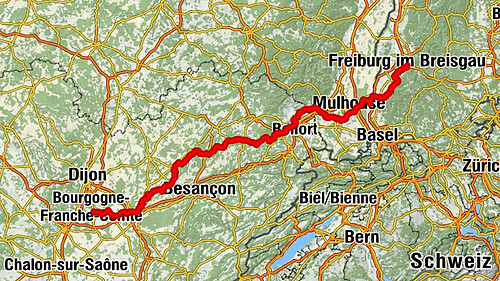 Altstadt - Mont Vaudois - Mont Varin - Abbatiale Notre-Dame de Cîteaux