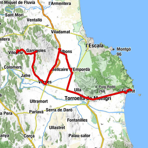 l'Estartit - Antigua Església preromànica de Sant Joan de Bellcaire - Església de Sant Sadurní de Garrigoles - Vilopriu