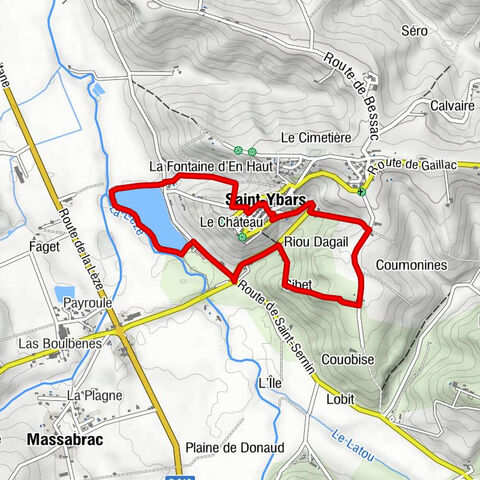 Du lac à la bastide