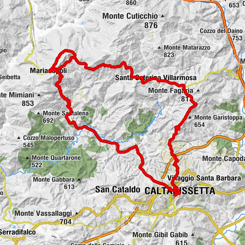 Caltanissetta Centrale - Il Delfino Bianco - Chiesa di Sant'Agata al Collegio - Chiesa di Santa Lucia