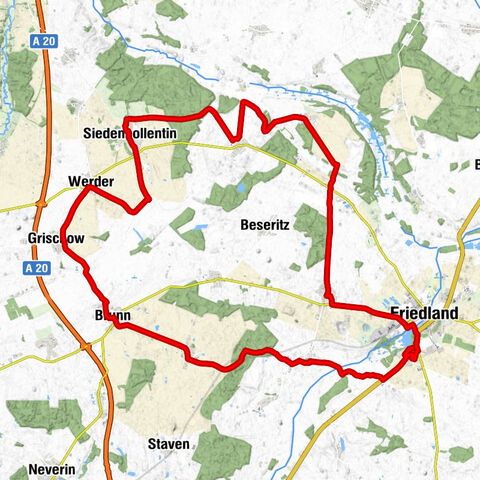 Friedland - Pleetz - Roggenhagen - Brunn