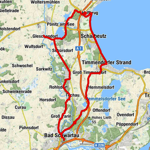 Bad Schwartau - Georgskapelle - Timmendorfer Strand - Kirche Gleschendorf