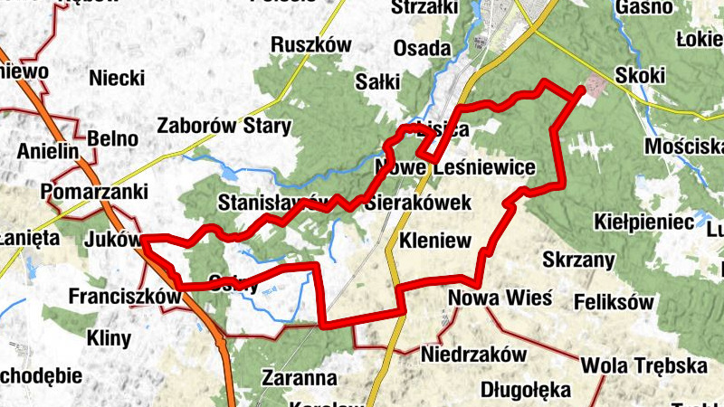 gmina Gostynin - Anielin - Justynków - Sieraków
