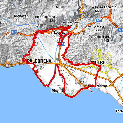 Motril - Restaurante Salón La Almudena - Merendero La Tahiba - Salobreña