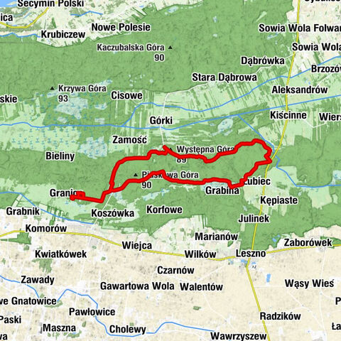 Granica - Narty - Występna Góra