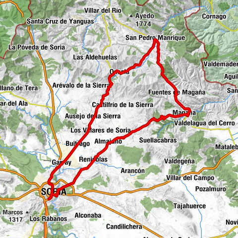 Soria - Iglesia de San Juan de Rabanera - Iglesia de San Esteban - San Martín