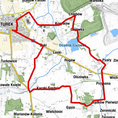 Turek - Osiedle Uniejowskie Pierwsze - Żuki - Kościół pod wezwaniem świętej Barbary