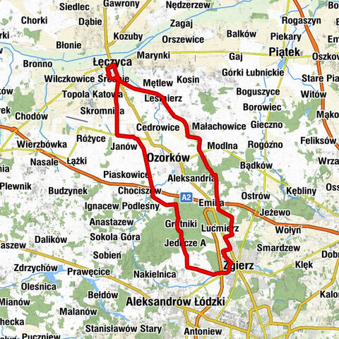 Zgierz - Lemoniada - Kaplica - Zgierz Północ
