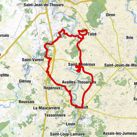 Airvault - Le 12 - Saint-Généroux - Ligaine