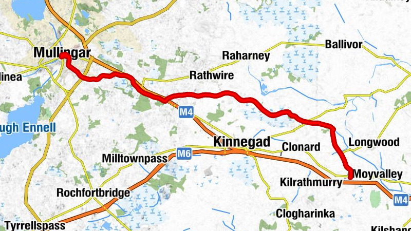 Ashfield Bridge - D'Arcy's Bridge - Thomastown - Mullingar