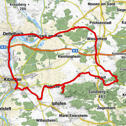 Mainbernheim - St. Bartholomäus (evang.) - St. Bartholomäus (kath.) - St. Johannes