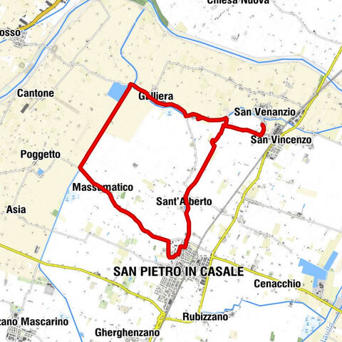 San Venanzio - Il Borgo - Ca' San Pir - San Pietro in Casale