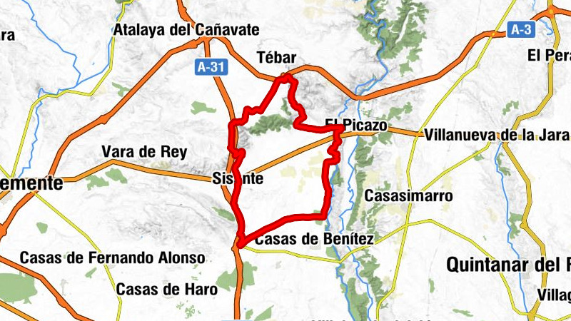 Los Almendros de Pozoamargo - Pozoamargo - El Escalón - Sisante