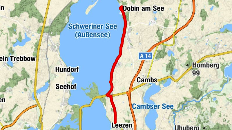 Leezen - Rampe - Panstorf - Schwerin
