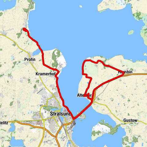 Klausdorf - Klein Damitz - Stralsund - St. Nikolai